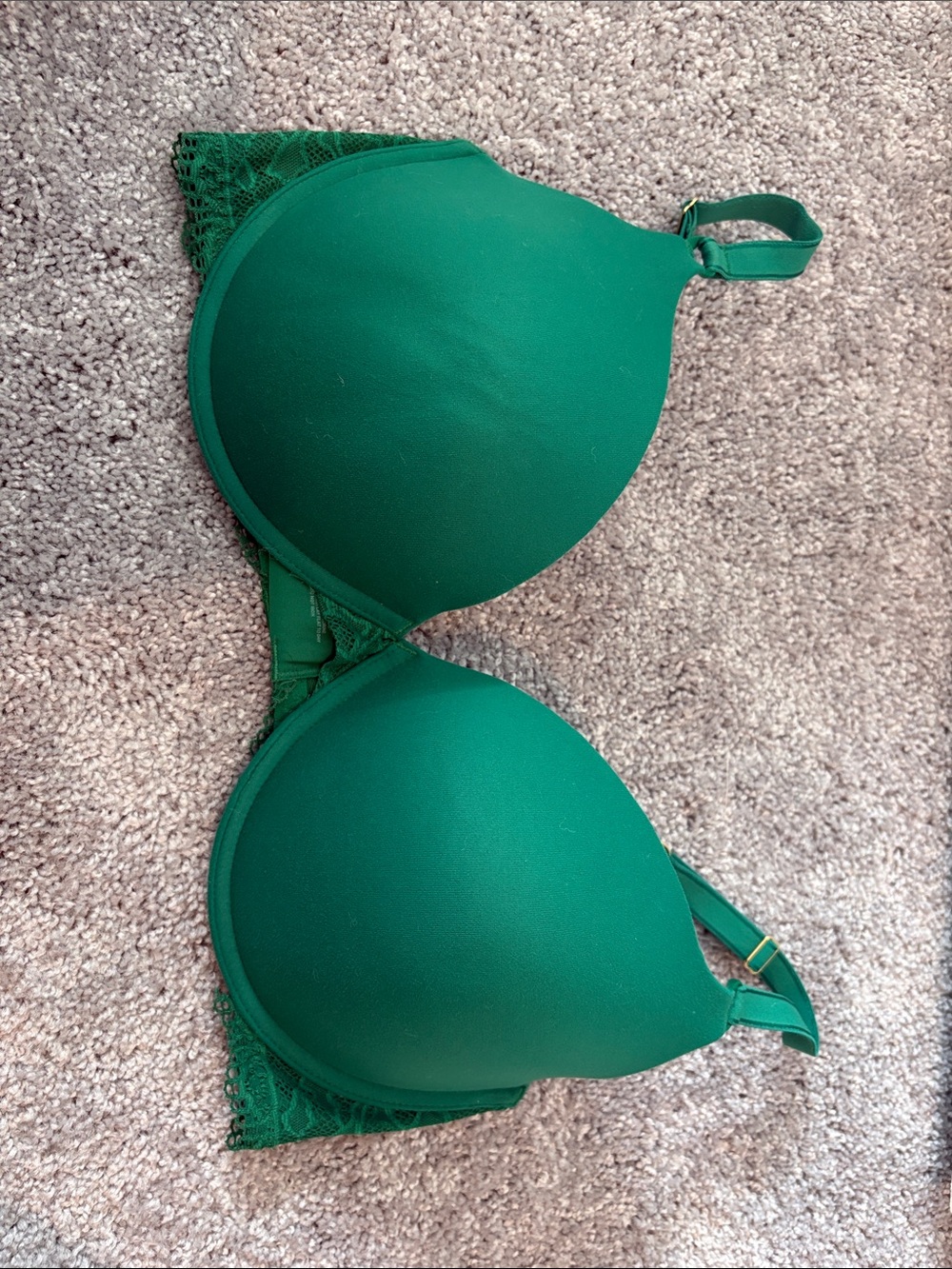 Soma Emerald Green Lace-Back T-Shirt Bra